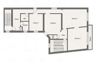 [HIC] Stilvolle 4-Zimmer-Altbauwohnung in Top-Lage am idyllischen Lietzensee! – Die vollständige Adresse der Immobilie erhältst du vom Anbieter., 14057 Charlottenburg, Berlin – Vorschaubild 13