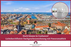 Hoch hinaus in Cuxhaven – Lichtdurchflutete Dachgeschosswohnung mit Panoramablick, Garage inklusive – Die vollständige Adresse der Immobilie erhältst du vom Anbieter., 27472 Cuxhaven – Vorschaubild 1