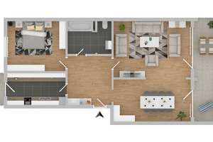 Direkt am Wöhrder See wohnen - helle 2,5 Zimmerwohnung, 2 Balkone + TG-STP, zentral in Mögeldorf – Mögeldorfer Hauptstraße 31, 90482 Mögeldorf, Nürnberg – Vorschaubild 18