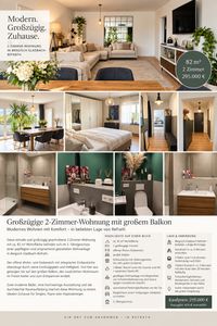 Großzügige 2-Zimmer-Wohnung mit großem Balkon in Refrath – gepflegte Wohnanlage & Schwimmbad
