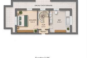 Traumhafte Maisonette-Wohnung mit Dachterrasse in exklusiver Lage von Köln Müngersdorf – Die vollständige Adresse der Immobilie erhältst du vom Anbieter., 50933 Müngersdorf, Köln – Vorschaubild 17