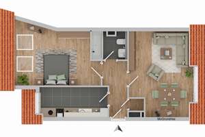 Bj. 1997 mit Tiefg. und Balkon 2- Z.Whg. vis a vis zur Hochschule Krefeld – Die vollständige Adresse der Immobilie erhältst du vom Anbieter., 47805 Dießem/Lehmheide, Krefeld – Vorschaubild 10