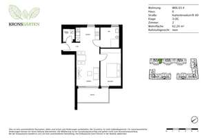 Wohnen in Kronsrode Mitte: 2-Zimmer-Wohnung – Kattenbrookstrift 89, 30539 Bemerode, Hannover – Vorschaubild 8