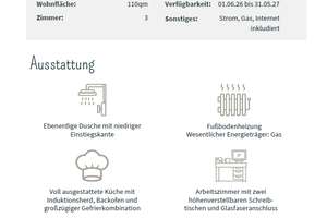 Idyllisches Reihenhaus zwischen Köln und Eifel (Möbliert & Befristet 12 Monate)  – Die vollständige Adresse der Immobilie erhältst du vom Anbieter., 52388 Nörvenich – Vorschaubild 2