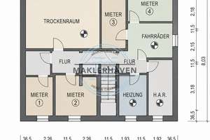 Wertbeständig investieren: Mehrfamilienhaus in gefragter Lage von Bürgerfelde – Die vollständige Adresse der Immobilie erhältst du vom Anbieter., 26127 Dietrichsfeld, Oldenburg (Oldenburg) – Vorschaubild 14