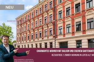 *BEZUGSFREI* Denkmalgeschützte 2-Zimmer Wohnung in Leipzig Alt-West