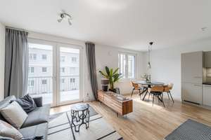 Neubau: Großzügige 3-Zimmer-Wohnung mit Einbauküche