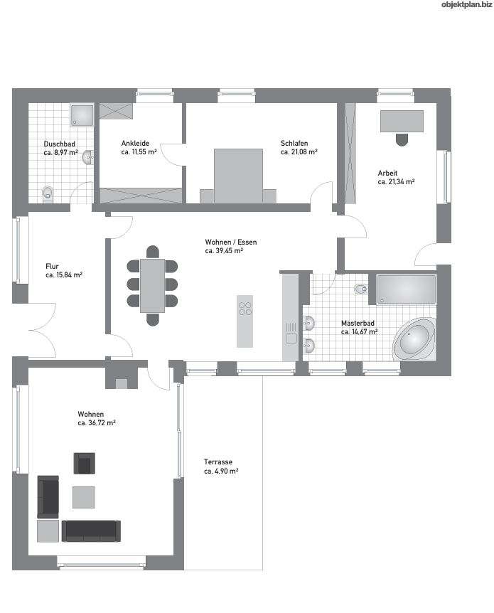 Grundriss Erdgeschoss