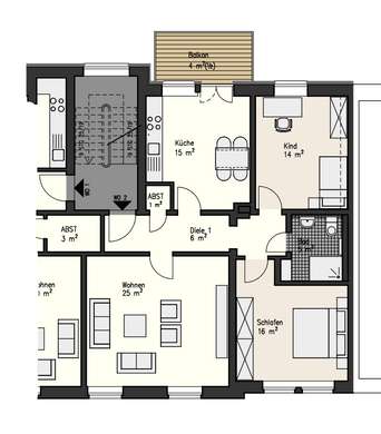 Sanierte Wohnung im Herzen von Meinerzhagen