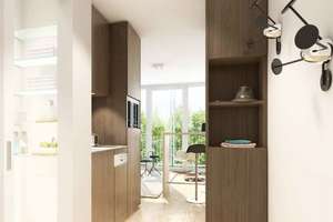 Sofort bezugsbereit: Stilvolles Studio-Apartment in elegantem Wohnhaus in Schwabing – Schwere Reiter Str. 27, 80637 Schwere-Reiter-Straße, München – Vorschaubild 2