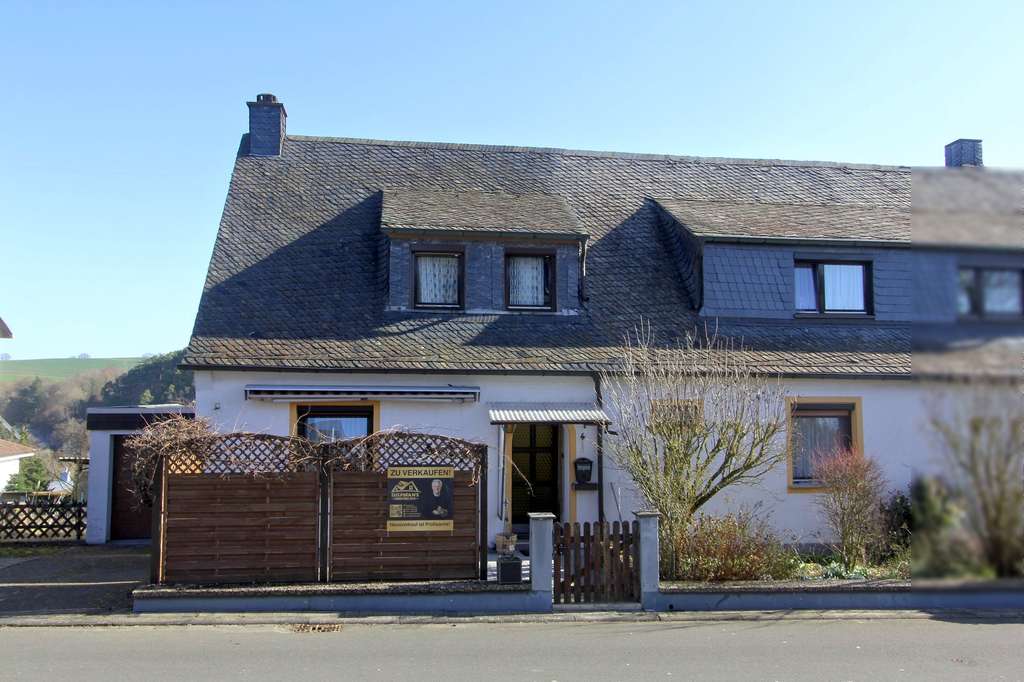 Immobilie in Rhaunen - Familienfreundliches Wohnen im Grünen: Doppelhaushälfte  in ruhiger Seitenstraße! - Bild 1