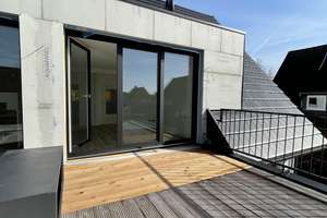  exklusive 2-Zimmer-Terrassenwohnung m. Einbauküche & sonniger Dachterrasse – Die vollständige Adresse der Immobilie erhältst du vom Anbieter., 48161 Nienberge, Münster – Vorschaubild 1