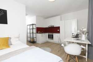 Geschmackvoll und modern möbliertes, voll-ausgestattetes Apartment im Zentrum von S-Vaihingen! – Seerosenstraße 1, 70563 Stuttgart – Vorschaubild 1