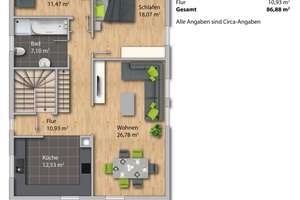*** CHARMANTES ZWEIFAMILIENHAUS MIT GROßEM STUDIO, GARTEN UND GARAGE *** – Die vollständige Adresse der Immobilie erhältst du vom Anbieter., 73568 Durlangen – Vorschaubild 35