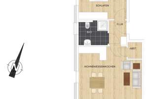Exklusive 2-Zimmerwohnung in Neubau mit Terrasse und TG-Stellplatz – Lappersdorfer Straße 34, 93059 Steinweg-Pfaffenstein, Regensburg – Vorschaubild 13