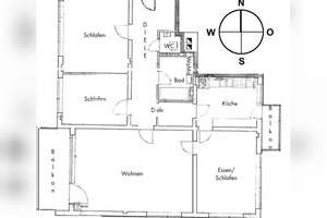Tauschwohnung: 4 Zimmer Wohnung