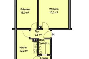 Schöne 2-Zimmerwohnung am Nordostbahnhof – Gothaer Str. 13, 90491 Schoppershof, Nürnberg – Vorschaubild 9