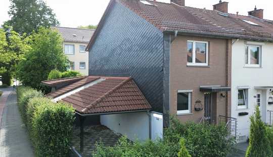 Bild von Reihenendhaus mit angrenzendem Carport in Huchting