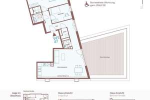 Großzügiges Penthouse im 6. OG: Lichtdurchfluteter Neubau mit Dachterrasse – Berliner Straße 160, 10715 Wilmersdorf, Berlin – Vorschaubild 6