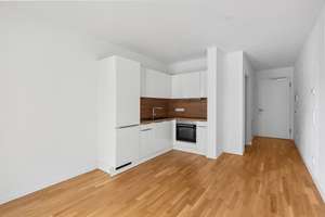 Über den Dächern von Frankfurt: Moderne 1-Zimmer-Wohnung mit einzigartigem Balkon – Ferdinand-Happ-Straße 25, 60314 Ostend, Frankfurt am Main – Vorschaubild 2