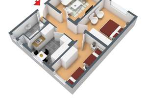 Wohnen in Hagen Vorhalle: schicke 3-Zimmer-Wohnung im 1. Obergeschoss! – Masurenstraße 22, 58089 Vorhalle, Hagen – Vorschaubild 8