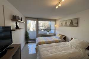 Moderne möblierte 1-Zimmer Wohnung mit Balkon in Milbertshofen – Schleißheimer Straße 257, 80809 Am Riesenfeld, München – Vorschaubild 19