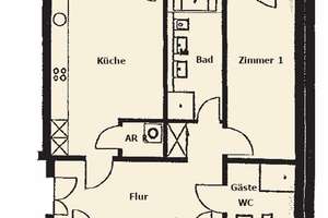 WOHNEN IM ZENTRUM - Tolle 3 Zi. Whg. inkl. EBK | 2 Bäder | Parkett | Terrasse | TG-Stellplatz  – Löhrstraße 8, 4105 Zentrum-Nord, Leipzig – Vorschaubild 9