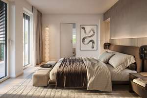 Wohnen über den Dächern von Nymphenburg – exklusives, kleines Neubau-Penthouse – Scherrstraße 6, 80639 Nymphenburg, München – Vorschaubild 11