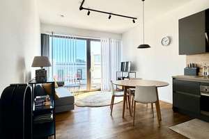 Neubau Penthouse im obersten Geschoss mit zwei Terrassen und Wasserblick in der Europacity