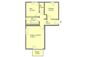 Zweitbezug! Helle moderne 3-Zimmer-Wohnung mit Balkon, guter Ausstattung in ruhiger Lage – Am Röthenbacher Landgraben 17, 90451 Nürnberg – Vorschaubild 7