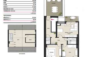 Ein Traum von Dachterrasse mit Maisonettewohnung im schönen Bayenthal - ruhig und grün – Die vollständige Adresse der Immobilie erhältst du vom Anbieter., 50968 Bayenthal, Köln – Vorschaubild 4