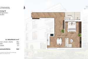 Helle Neubauwohnung mit Südausrichtung im Kö-Karree - nur 80m von der Königsallee entfernt – Talstraße 11, 40217 Friedrichstadt, Düsseldorf – Vorschaubild 3