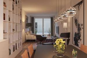 ** Erstbezug - 2 Zimmer in der Penthouse-Etage mit Top Einbauküche, Tageslichtbad & Dachterrasse ** – Kohlenstraße 29, 4107 Zentrum-Südost, Leipzig – Vorschaubild 2