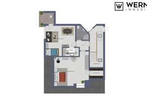 Attraktive 2-Zimmer-Dachgeschosswohnung mit Balkon und Stellplatz in begehrter Lage von Leingarten – Die vollständige Adresse der Immobilie erhältst du vom Anbieter., 74211 Leingarten – Vorschaubild 8