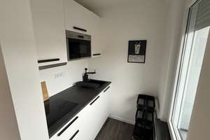 Modern möblierte 1-Zimmer-Wohnung (29,72 m²) mit Balkon & Einbauküche – Innenstadt – Wilhelminenstraße 15, 64283 Mitte, Darmstadt – Vorschaubild 3