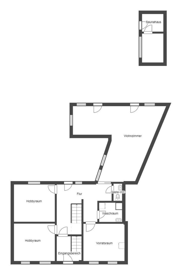 Grundriss Skizze EG