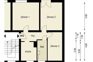 3-Zimmer-Altbau mit Südbalkon im sanierten Haus – Besichtigung ☎️0172-3261193 – Die vollständige Adresse der Immobilie erhältst du vom Anbieter., 10243 Friedrichshain, Berlin – Vorschaubild 2