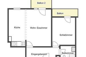Bezugsfreie, helle 2-Zi.-Wohnung mit 2 Balkonen und Stellplatz in Rhein- und Zentrumsnähe in Bonn – Die vollständige Adresse der Immobilie erhältst du vom Anbieter., 53111 Nordstadt, Bonn – Vorschaubild 20