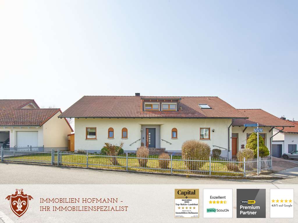 Immobilie in Reisbach - Perfekt für die ganze Familie: Großzügiges EFH mit schönem Garten! - Bild 0