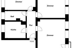 Wunderbar helle Wohnung - Ganz oben im 1. Obergeschoss – Rosenstr. 21, 6237 Leuna – Vorschaubild 8