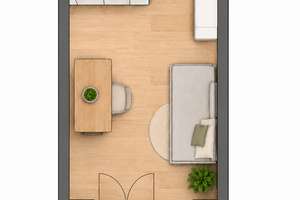Charmante 1-Zimmer-Eckwohnung mit Balkon und gemeinschaftlicher Dachterrasse – ideal für Studierende – Otto-Hahn-Straße 40, 93053 Galgenberg, Regensburg – Vorschaubild 4