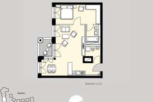 2-Zimmer-City-Wohnung im Gerber – Die vollständige Adresse der Immobilie erhältst du vom Anbieter., 70178 Rathaus, Stuttgart – Vorschaubild 6