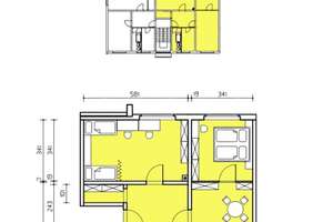 Wohnung ist für einen 3 Personenhaushalt geeignet! Küche und Bad mit Fenster – Am Dahlienheim 26, 1257 Leuben (Stadtteil), Dresden – Vorschaubild 1