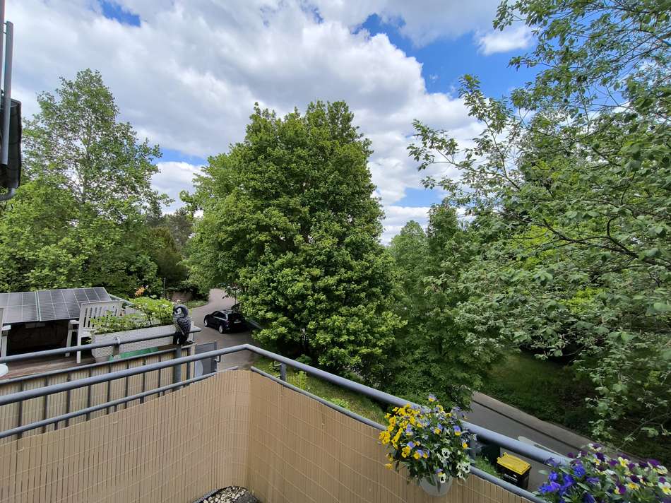 Ausblick Balkon