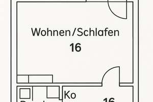 Gut vermietetes Einzimmerapartment in Top-Lage – Ihre Kapitalanlage in Karlsruhe-Neureut – Die vollständige Adresse der Immobilie erhältst du vom Anbieter., 76149 Neureut, Karlsruhe – Vorschaubild 10