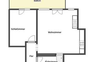Wohnkomfort in begehrter Lage: Moderne 2-Zimmer-Wohnung mit Südbalkon und TG-Stellplatz
 – 70193 Vogelsang, Stuttgart – Vorschaubild 14