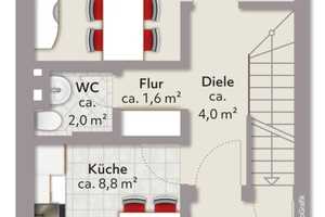 Bremen-Mittelshuchting: Reihenendhaus auf großem Grundstück mit Garage – Bremen – Vorschaubild 22