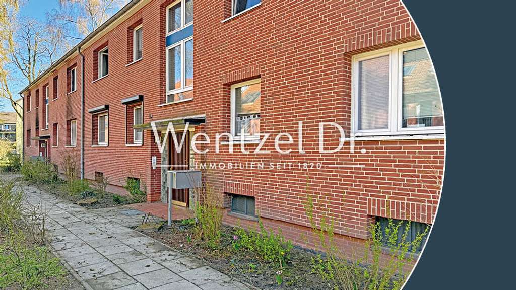 Immobilie in Wedel - Helle 2-Zimmer-Wohnung in ruhiger Lage von Wedel auf Erbbaugrundstück - Bild 0