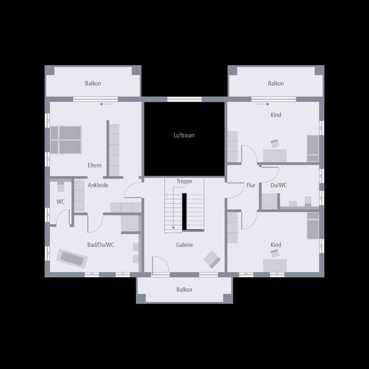 Grundriss Dachgeschoss