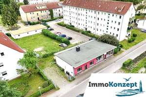 Zentrale ca. 93m² barrierearme 4-Zi. Whg. mit überd. Terr.  & zusätzlichen Mieteinnahmen in Wolgast! – Die vollständige Adresse der Immobilie erhältst du vom Anbieter., 17438 Wolgast – Vorschaubild 1